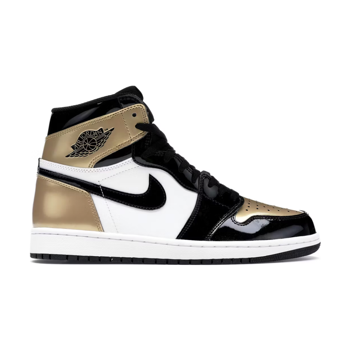 Jordan 1 Retro High NRG Patent Gold Toe