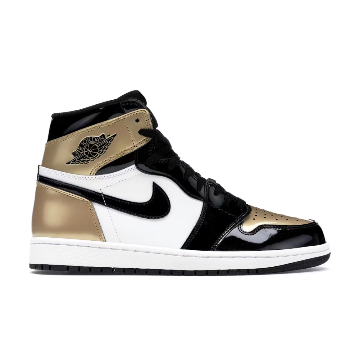 Jordan 1 Retro High NRG Patent Gold Toe