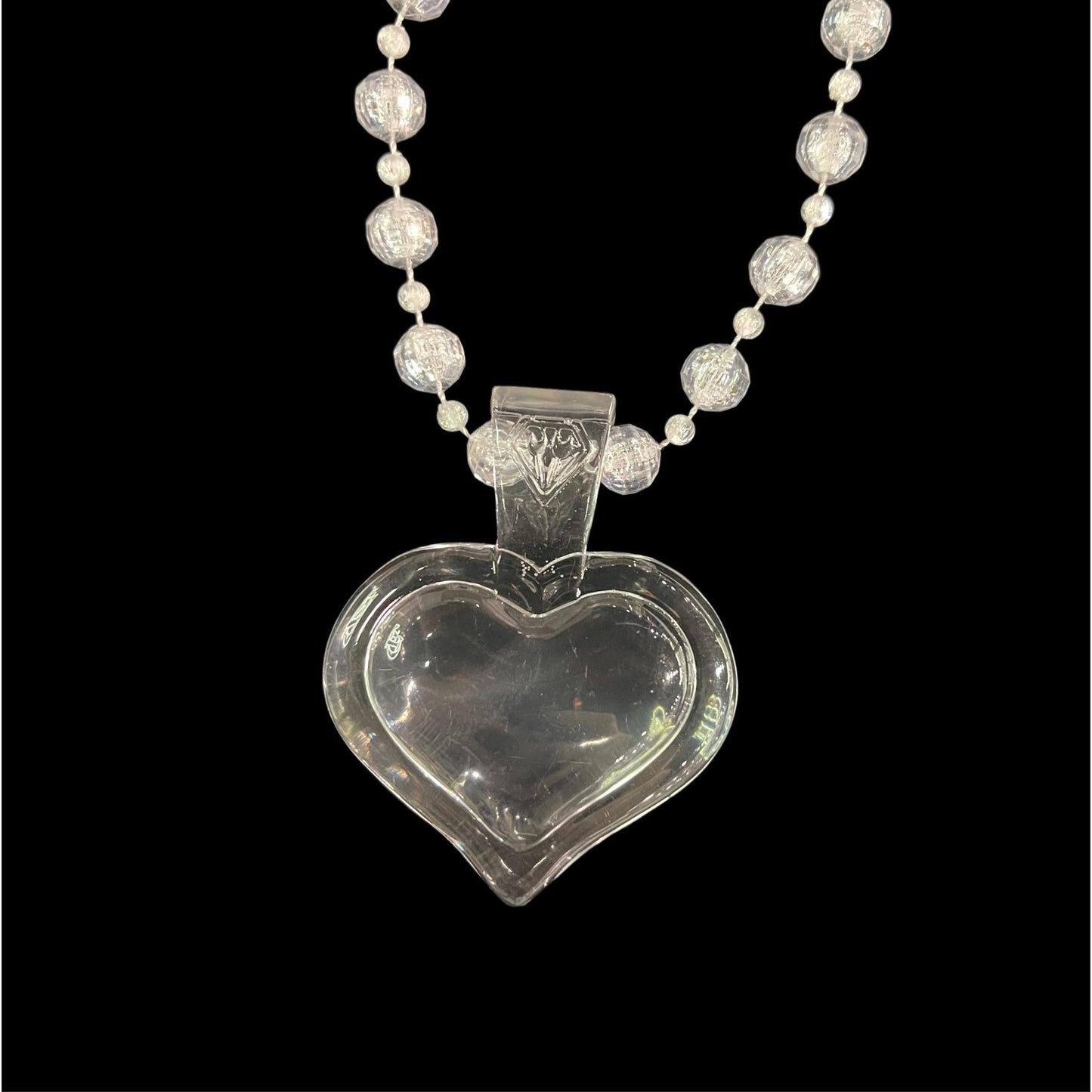 KI Clear Mini Heart Pendant