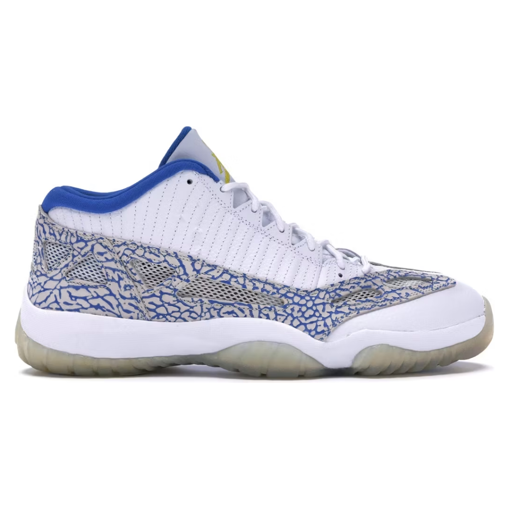 Jordan 11 Retro Low IE White Argon Blue