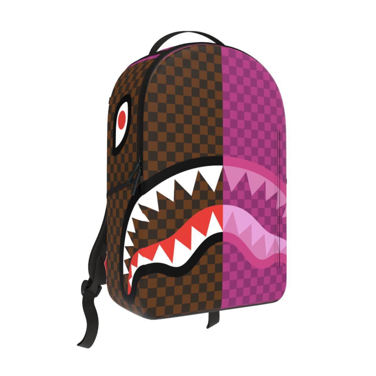 SG Split Sip Pink Check DLXSV Backpack