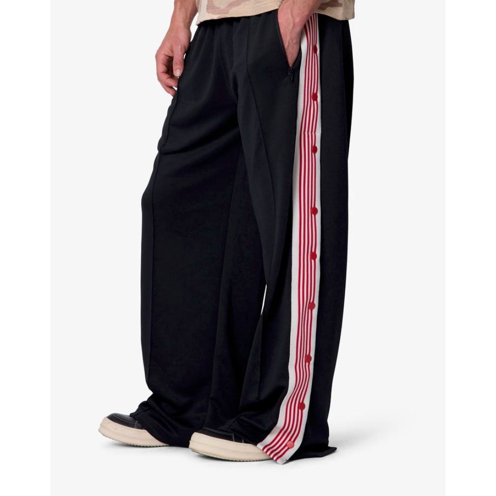 mnml Side Snap Striped Track Pants