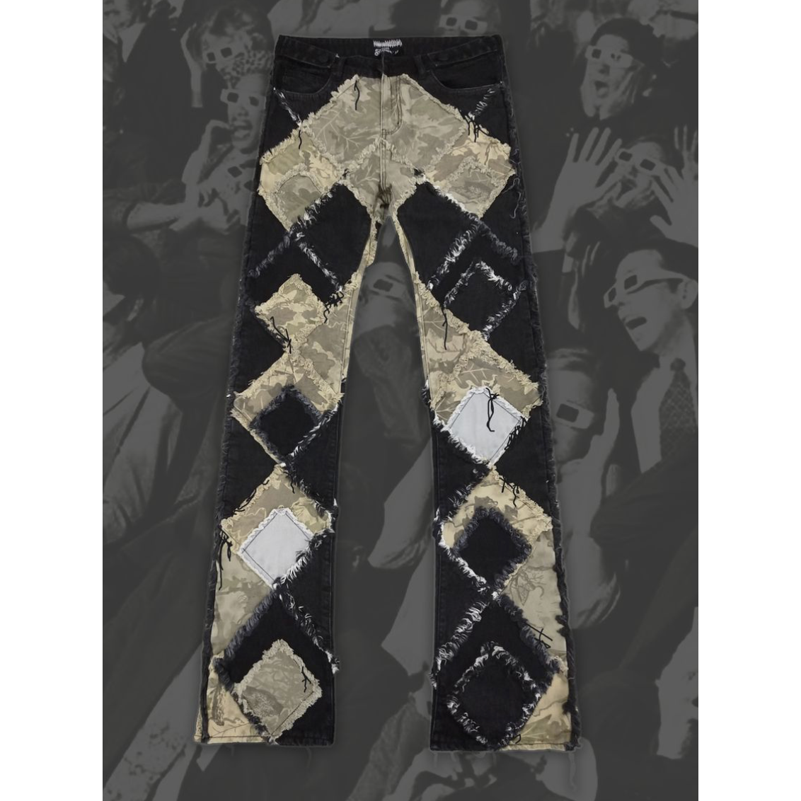 LA "TWAIN" ARGYLE CAMO PANT