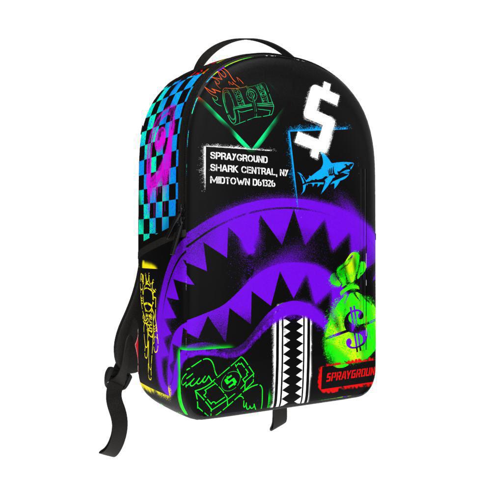 SG Shark Central Stencils Black DLXSV Backpack