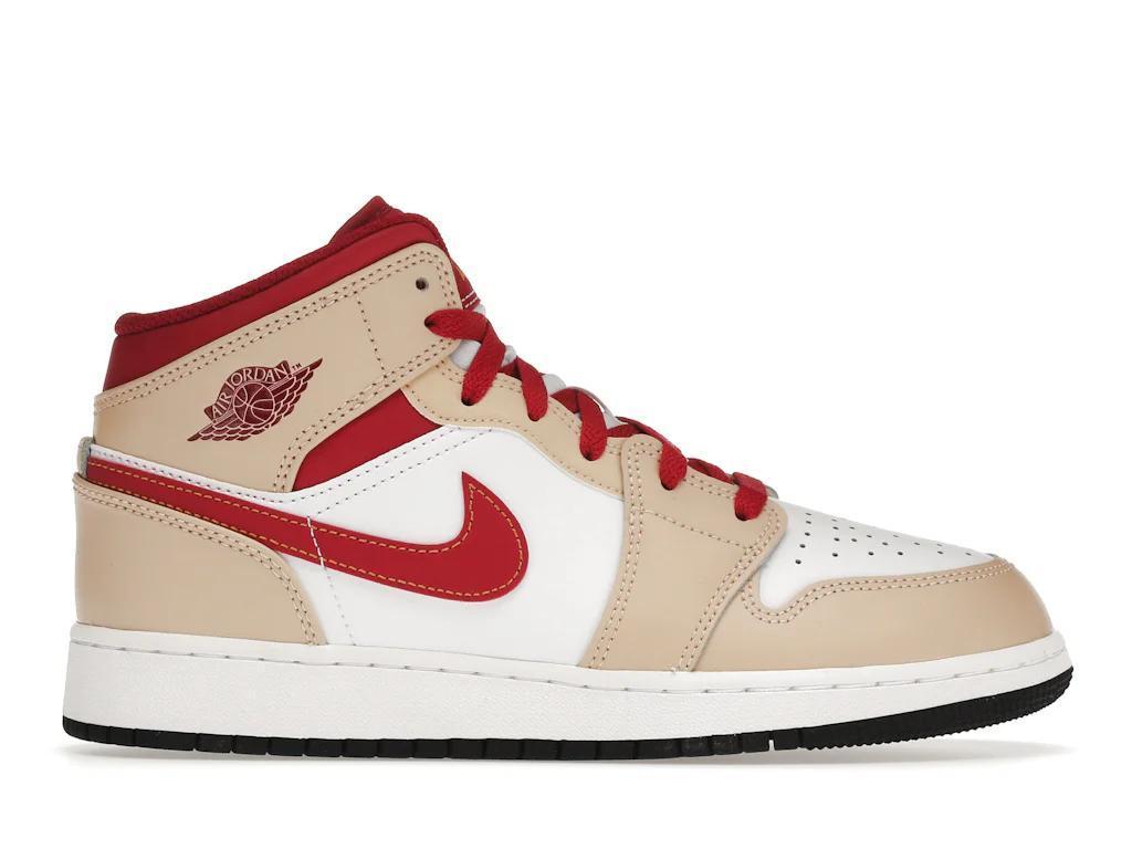 Jordan 1 Mid
Light Curry Cardinal