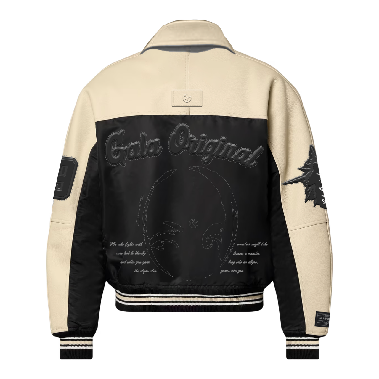 Gala Abyss Leather Varsity Jacket