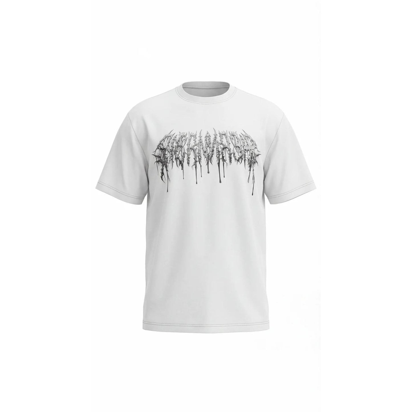 Hern White/Silver Chrome Tee