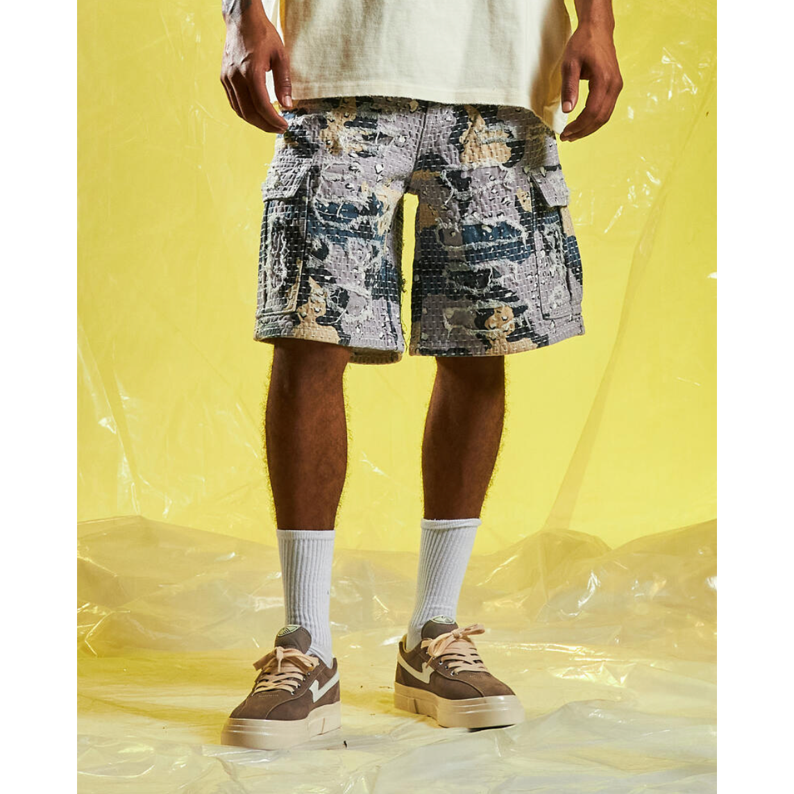 Embellish Harajuko Boro Cargo Short