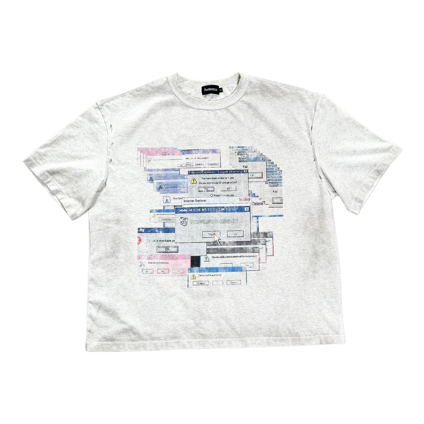 Authentics Error Screen tee
