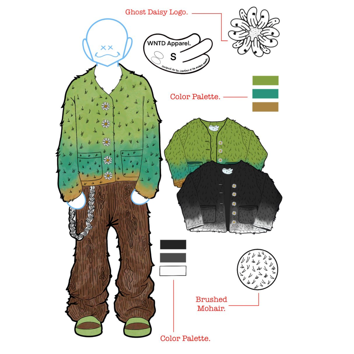 WNTD Mohair Cardigan