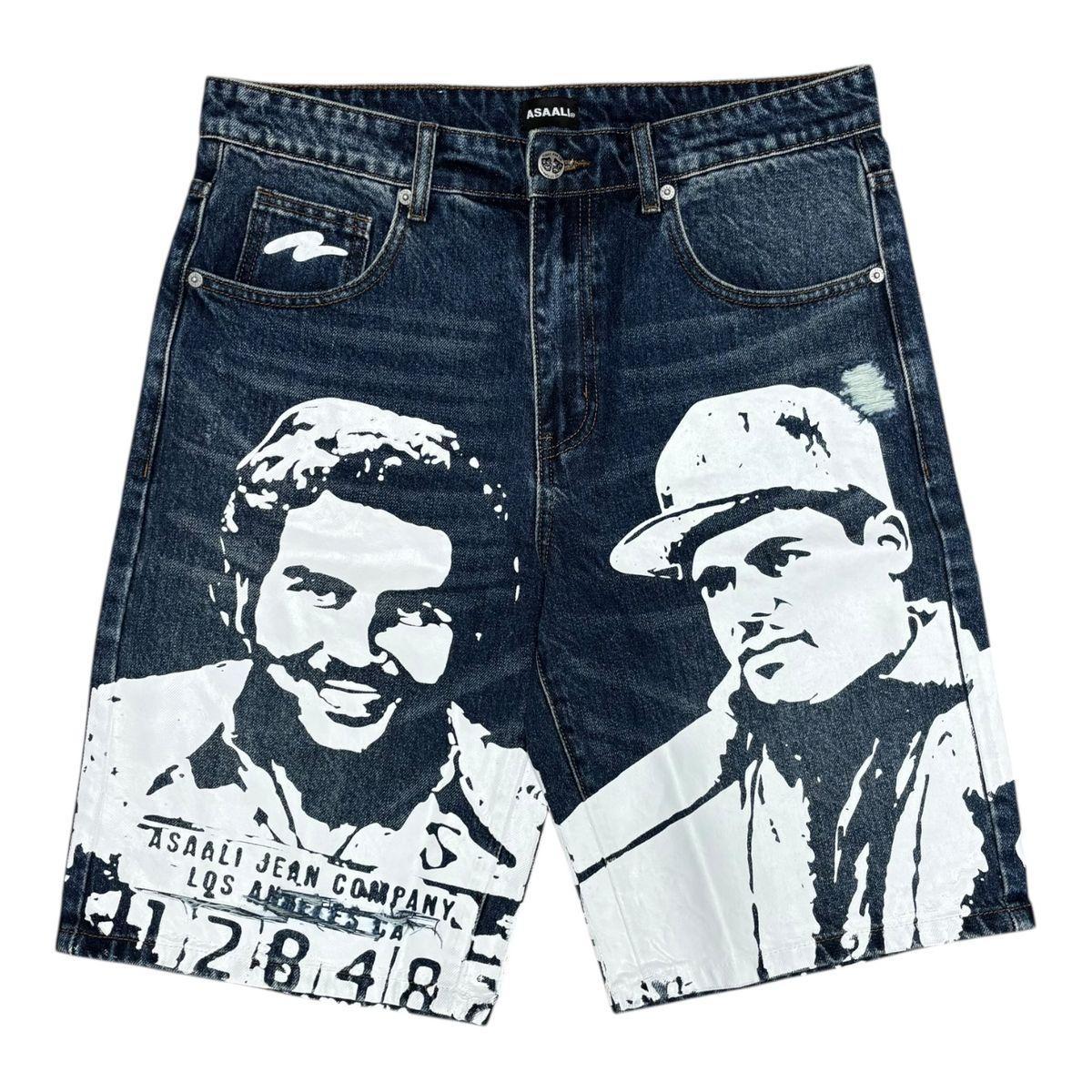 Asaali Cartel Denim Shorts