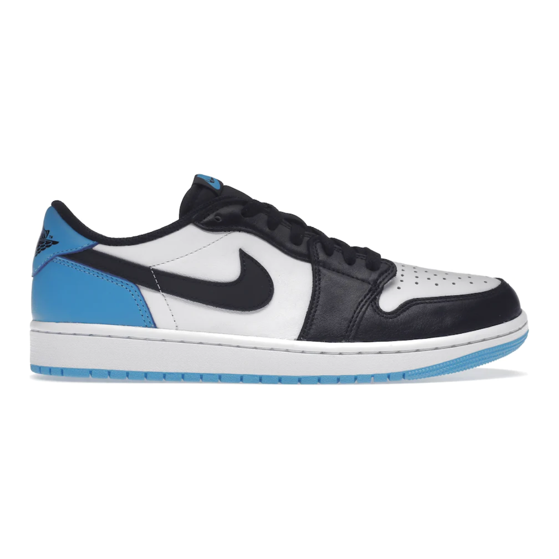 Jordan 1 Retro Low OG Black Dark Powder Blue