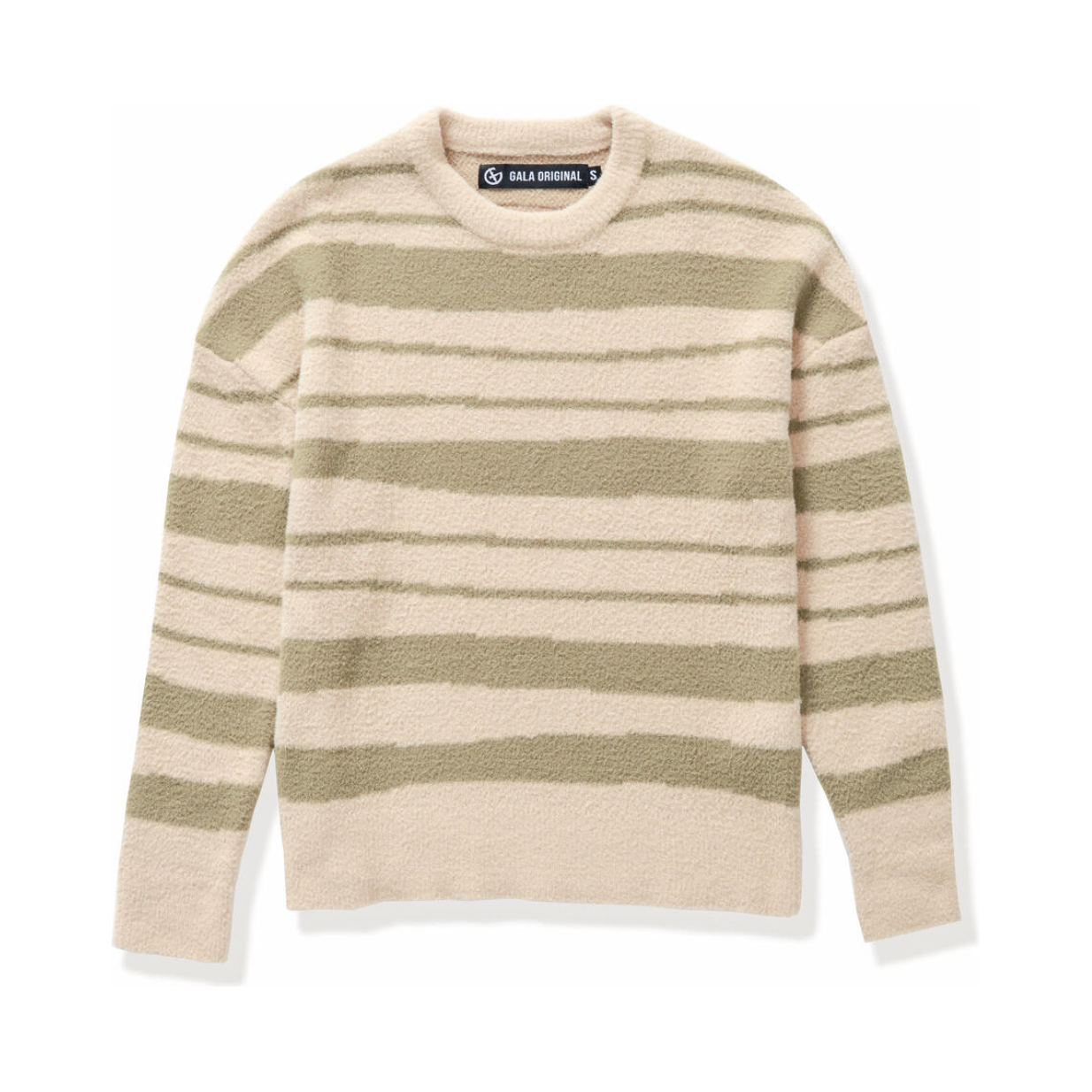 Gala Blurr Mohair Sweater (Sand/Green)