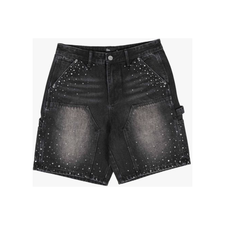 EPTM Spotty Denim Shorts