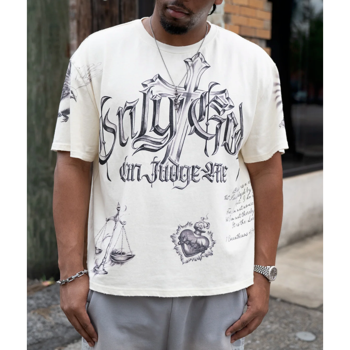 GODINYOU Only God Can Judge Me Tee