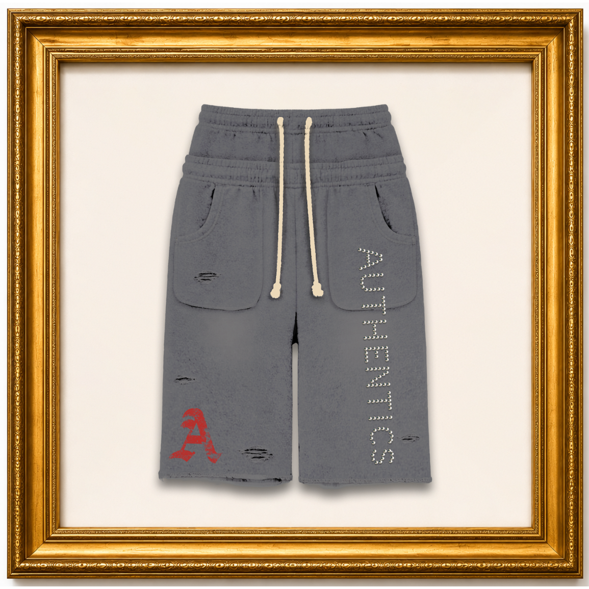 Authentics Wrong World Double Waisted Sweatshort