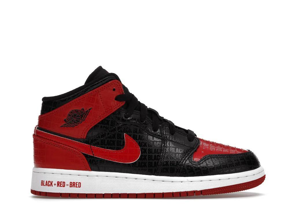Jordan 1 Mid
Bred Text