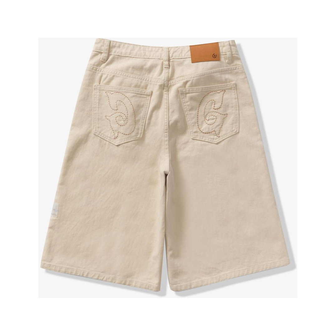 Gala Denim Jorts Cream