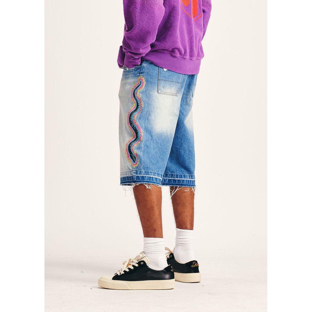 DSM Snake Denim Short