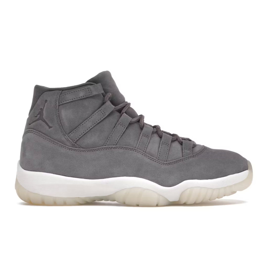 Jordan 11 Retro Pinnacle Grey Suede
