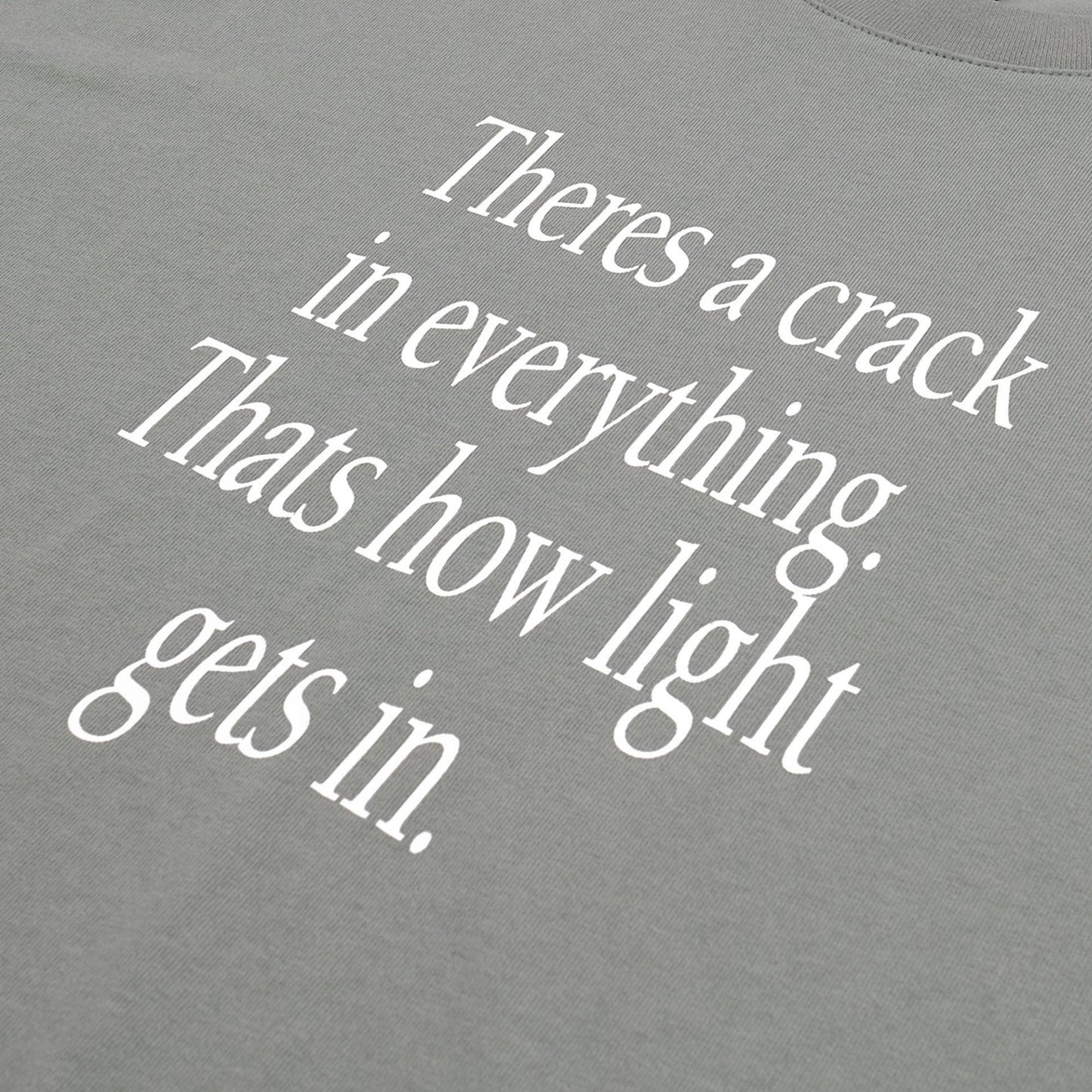 Students Theres A Crack T-shirt (121124)