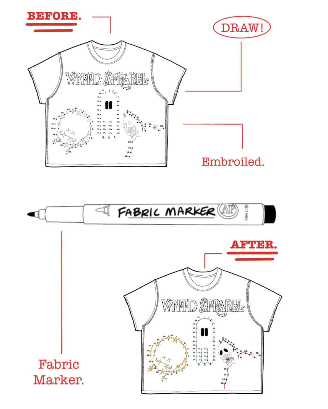 WNTD Dot to Dot Tee