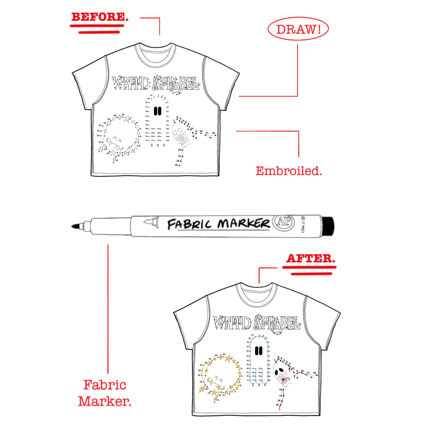 WNTD Dot to Dot Tee