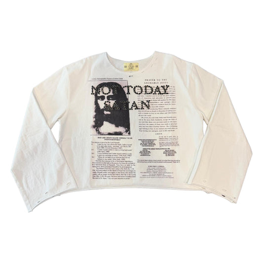 WPIAF Files Not Today Satan Flared L/S Tee
