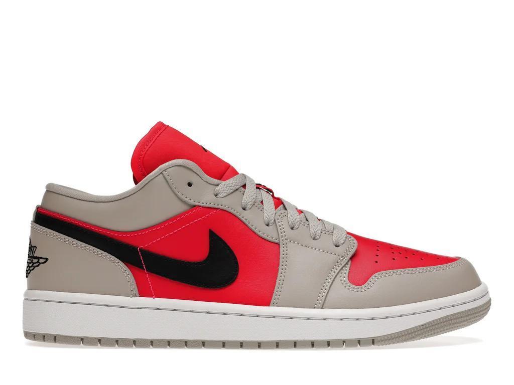 Jordan 1 Retro Low
Light Iron Ore Siren Red (Women's)