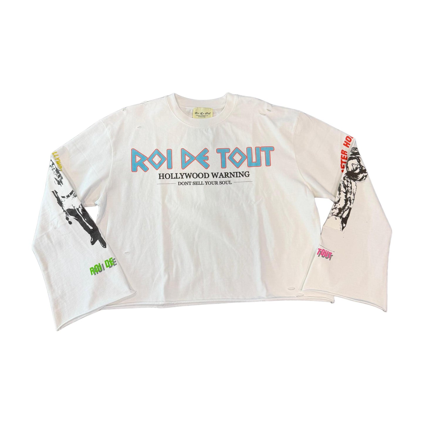 Roi De Tout Hollywood Warning L/S Tee