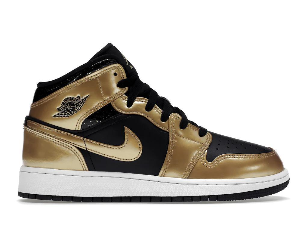 Jordan 1 Mid SE
Metallic Gold Black
