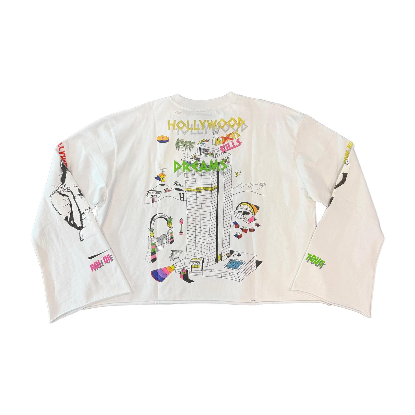 Roi De Tout Hollywood Warning L/S Tee