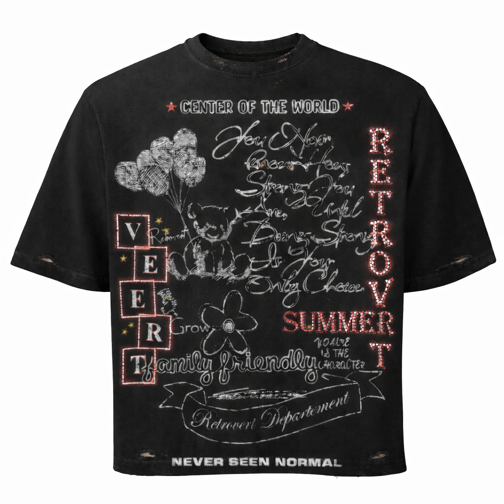 RV Teddy T-shirt rhinestone
