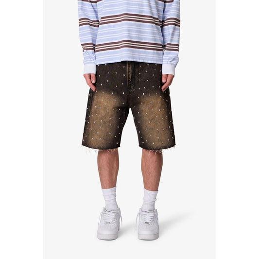 MNML Studded Denim Short