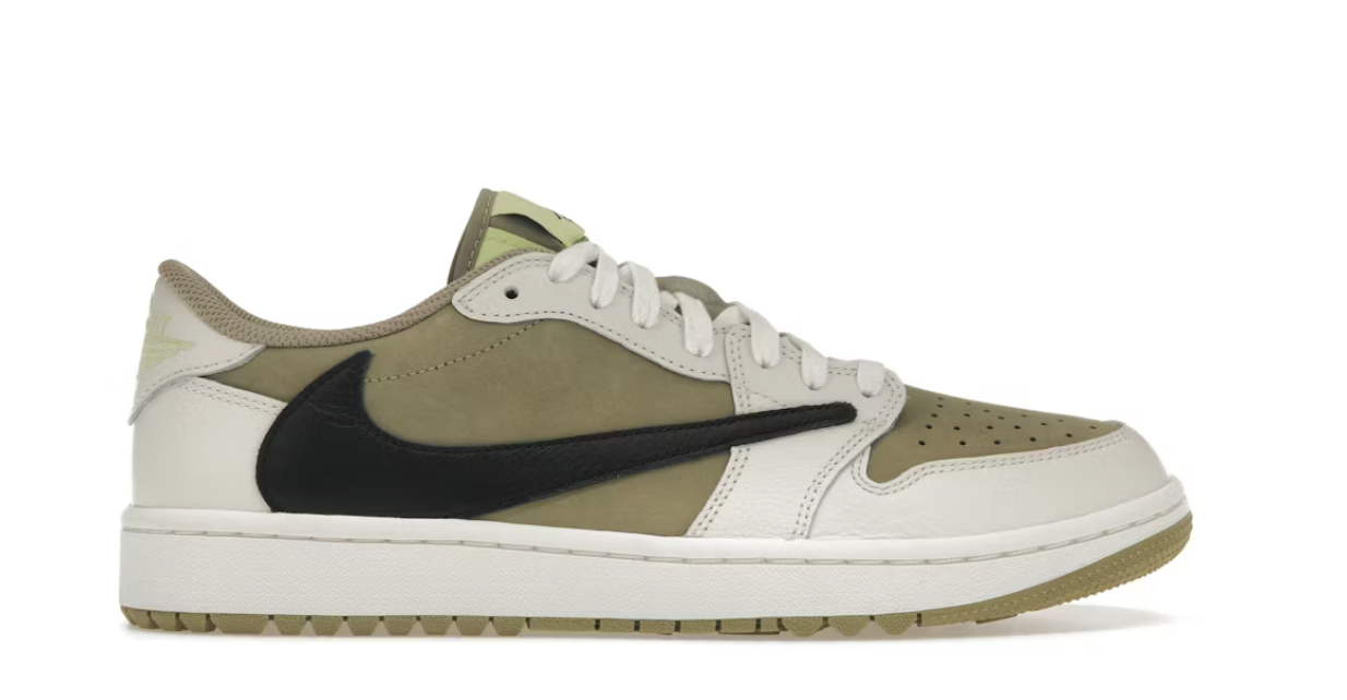 Jordan 1 Retro Low Golf Travis Scott Neutral Olive