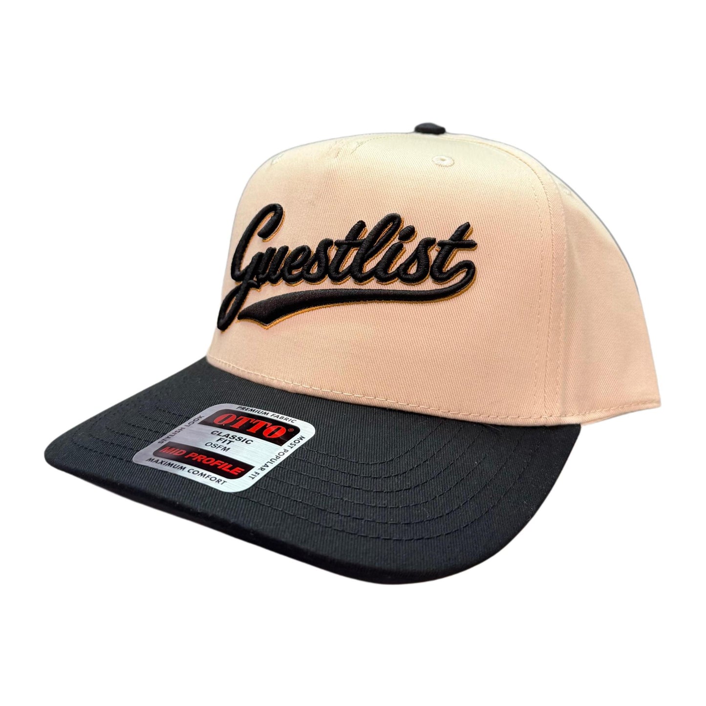 Guest List Script Logo Snapback