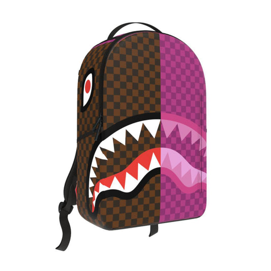 SG Split Sip Pink Check DLXSV Backpack