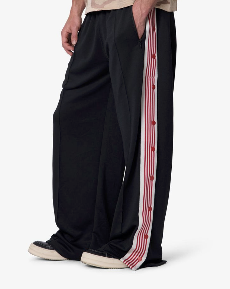 mnml Side Snap Striped Track Pants