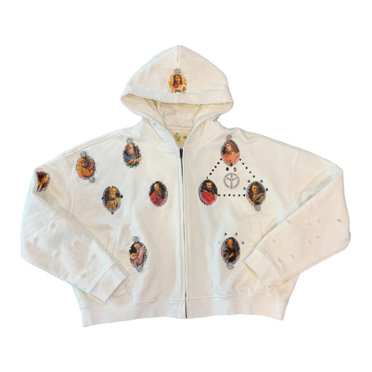 WPIAF Files Deciples Florar Zip-Up Hoodie