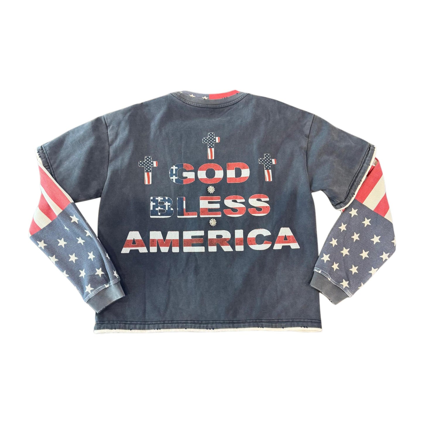 WPIAF Files God Bless America Thermal L/S Tee