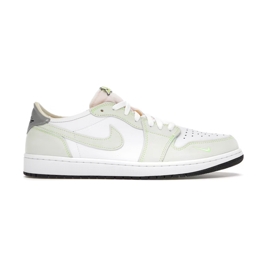 Jordan 1 Retro Low White Ghost Green Black