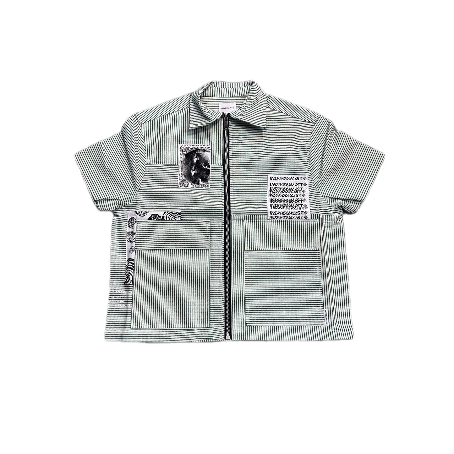 Ind. 3 Panel Zip Up Work Shirt