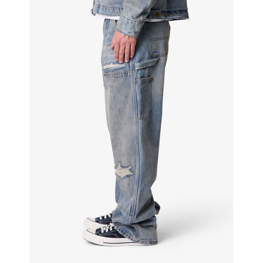 mnml Ultra Baggy Distressed Work Pants
