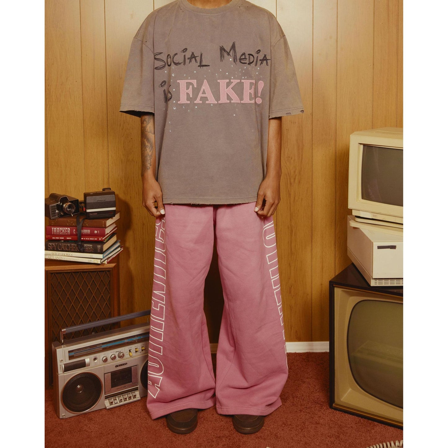 Authentics Block Letter Sweatpants