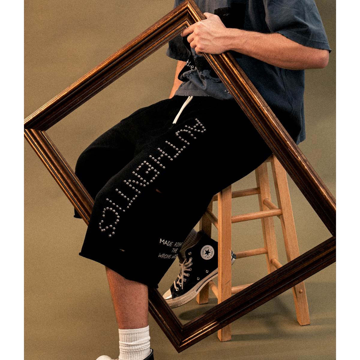 Authentics Wrong World Double Waisted Sweatshort