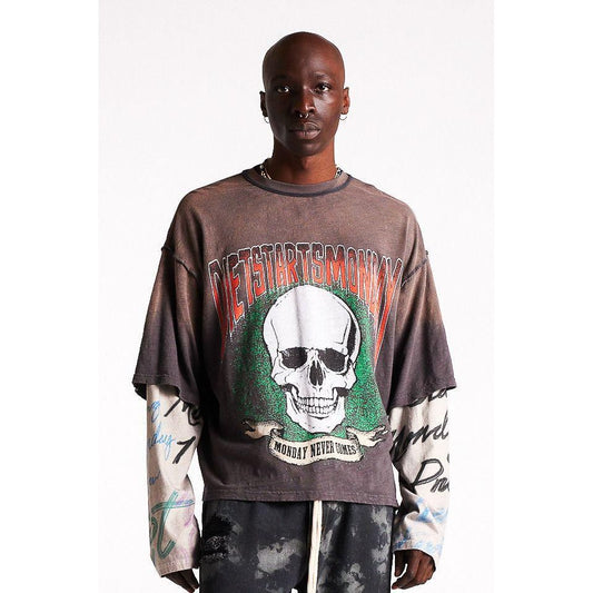 DSM Double Layer Skull Tee