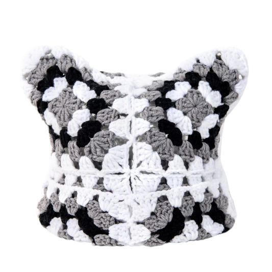 Arkyve Avalanche Crochet Cat Hat