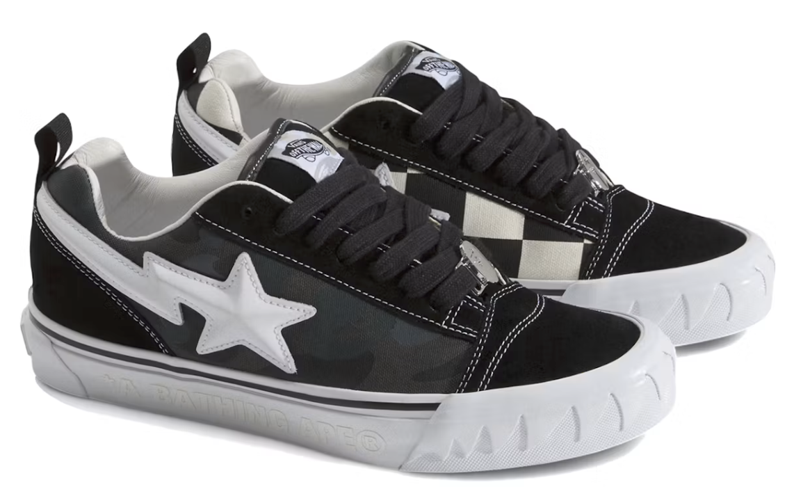 Vans Knu Skool Bape Camo Black