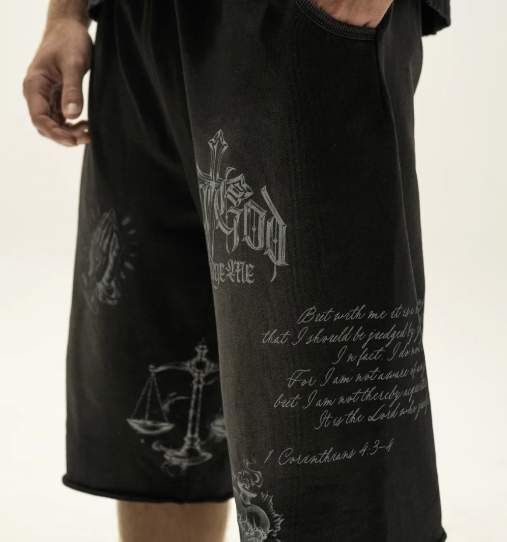 GODINYOU Only God Can Judge Me Sweatshort