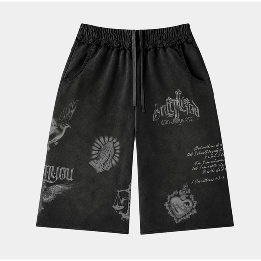 GODINYOU Only God Can Judge Me Sweatshort